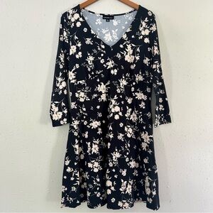 fortune + ivy knit dress | Dresses | Euc Fortune Ivy Womens Black M Button Detail Knee Length LowStock:42501997592627